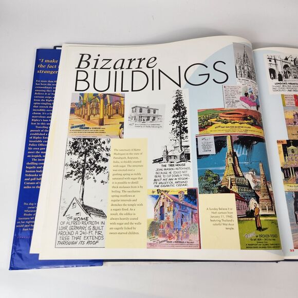 The World Of Ripleys Believe It Or Not Hardcover Book 1999 Bizarre Extraordinary - Picture 9 of 11